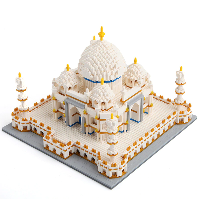 Taj Mahal Replica Building Blocks