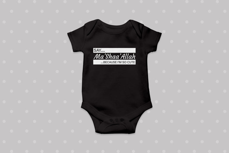 Muslim Design Baby Onesie – AlNaeemStore