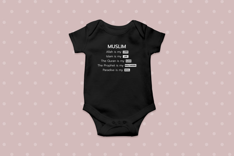 Muslim Design Baby Onesie