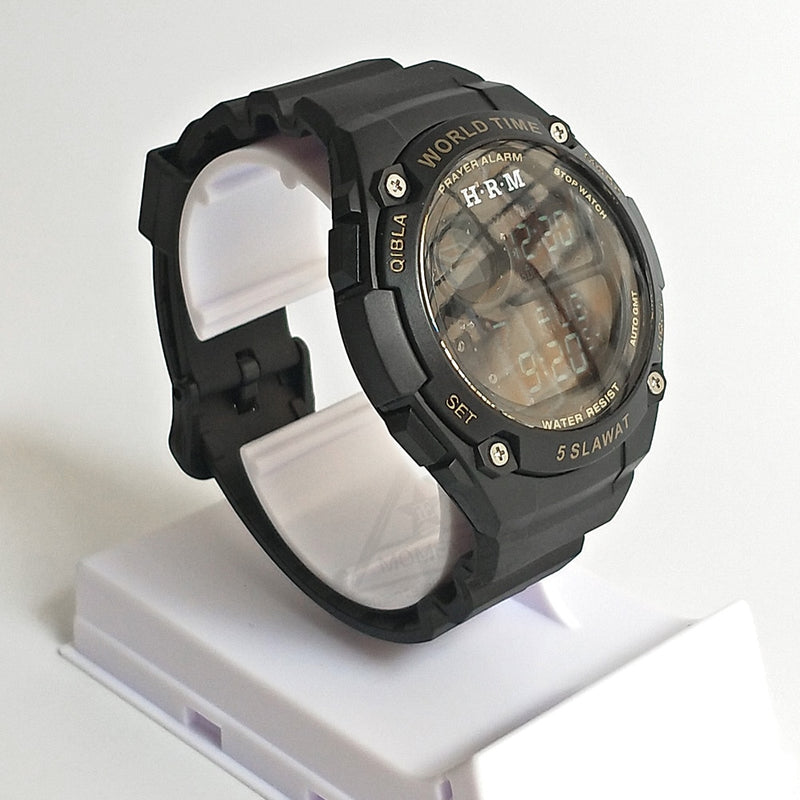 Rugged Azan Watch with Azan Alarm and Fajar Time Auto Qiblah