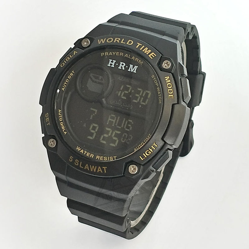 Rugged Azan Watch with Azan Alarm and Fajar Time Auto Qiblah