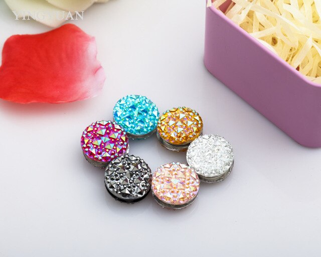 Glitter Clamshell Hijab/Headscarf/Abaya Magnetic Brooch (12 Pcs)