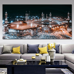 Mecca Landscape HD Islamic Canvas Art