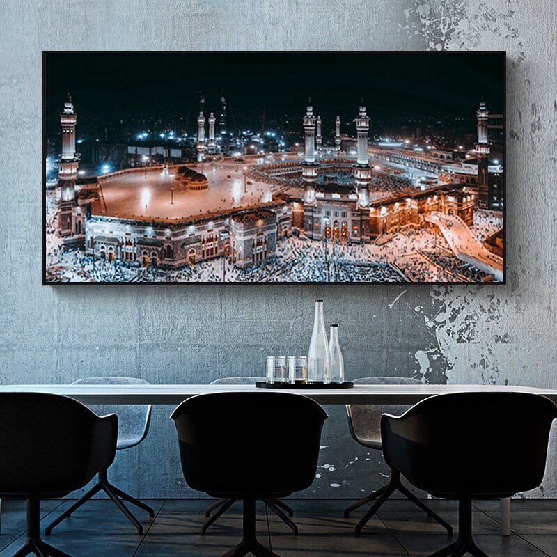 Mecca Landscape HD Islamic Canvas Art