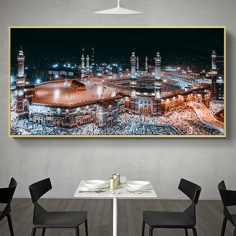 Mecca Landscape HD Islamic Canvas Art