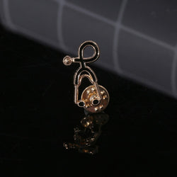 2 Pcs Vintage Stethoscope Hijab Pin