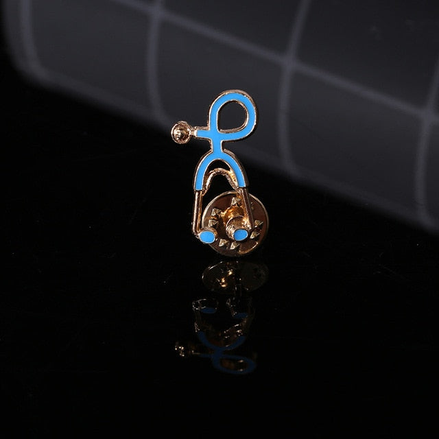 2 Pcs Vintage Stethoscope Hijab Pin