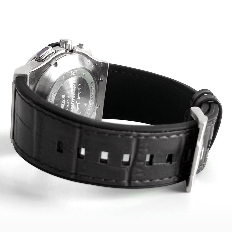 Modern Qibla Watch for Muslim Man with Prayer Alarm and Auto Azan Time