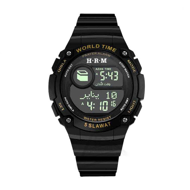 Rugged Azan Watch with Azan Alarm and Fajar Time Auto Qiblah