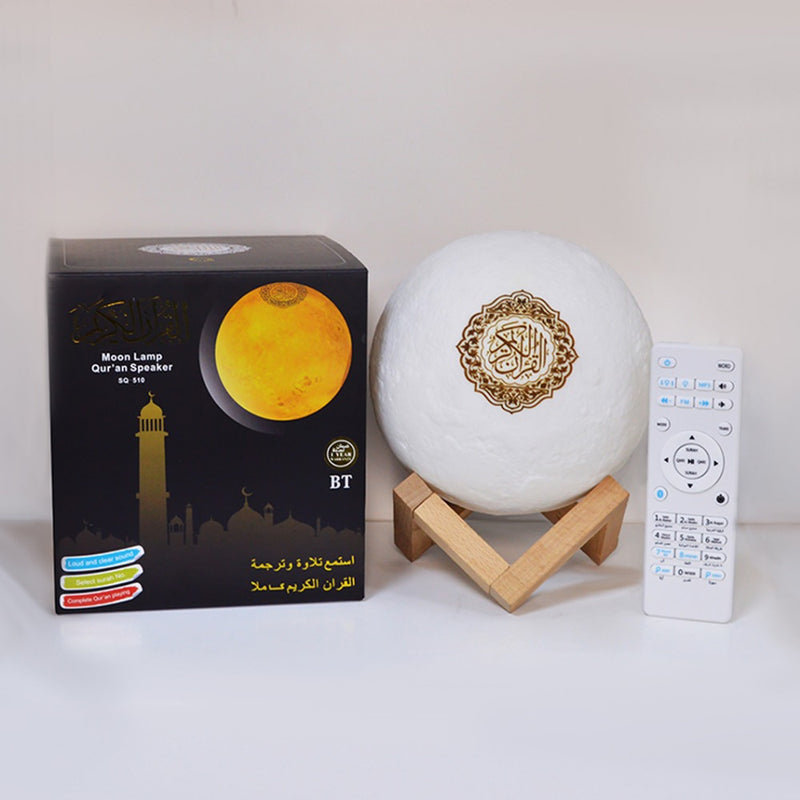 3D Moon Lamp Quran Reciter (Bluetooth + App)